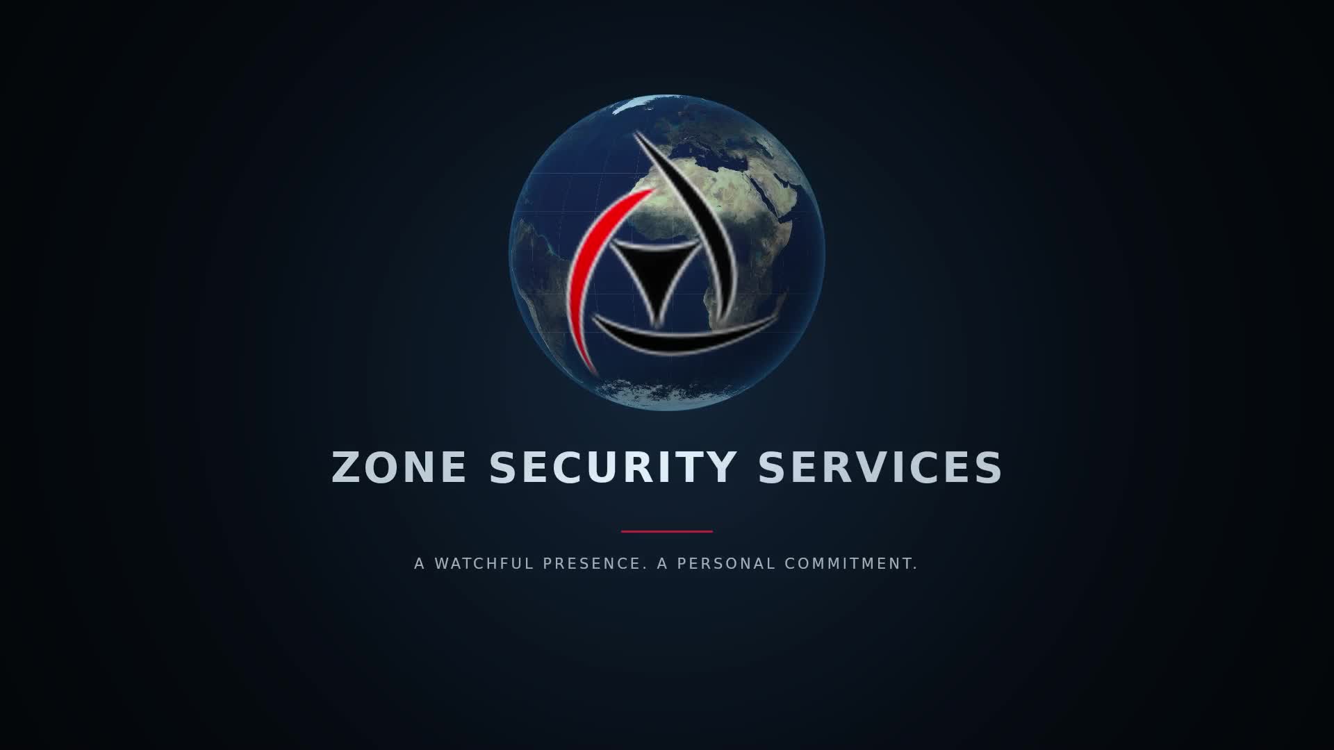 Zone Security Services globe and company name